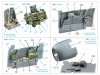 Quinta Studio QD48610 A6M5 Zero (Nakajima Production) 3D-Printed & coloured Interior on decal paper (Eduard) 1/48